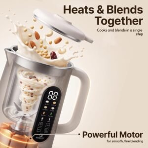 GOODSCITY 8-in-1 SmartCook Kettle Pro GC281, 1.5L Heating Blender with Chopping Blade, Milk, Soup, Baby Food, Porridge, Juice, Boil Water & Keep Warm, 1-Year Warranty GC-281