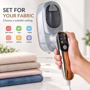 Goodscity Steam Iron Handheld for Clothes GC-291 | 3-in-1 Iron & Garment Steamer | 1200W | 140ml Water Tank | Lightweight | Fast Heat-Up | 1 Year Warranty